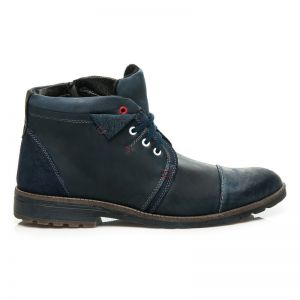 SKÓRZANE WYSOKIE BUTY