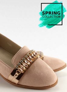 Eleganckie lordsy z cyrkoniami JH20P Pink