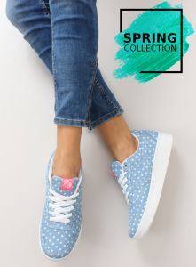 Buty sportowe w groszki K1630702 Lunar