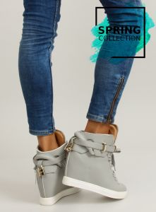 Sneakersy z kłódką 6059 GREY