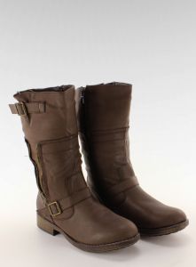 Kozaki z suwakiem IR-29 BRĄZOWE