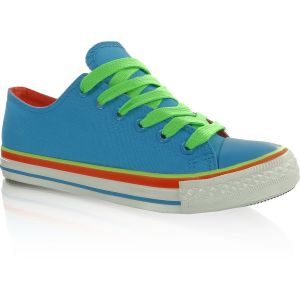 Trampki płócienne AN1177 ACID BLUE