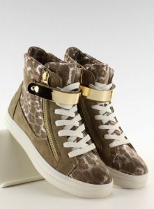 Sneakers Leopard H15215-4 KHAKI