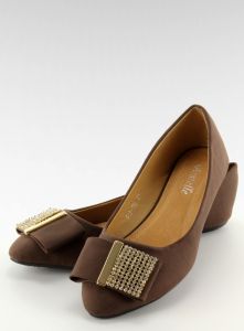 Baleriny z cyrkoniami 619-170 Coffe