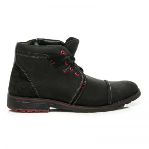 SKÓRZANE WYSOKIE BUTY