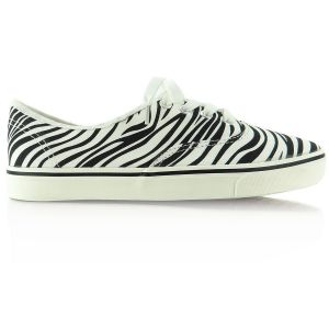 Trampki vansówki sznurowane K-75 Zebra