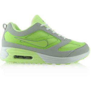 Buty sportowe poduszka w podeszwie B712 Zielone
