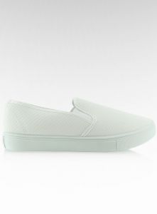 Slip-on z wężowym motywem 7TX-AI15190 Białe