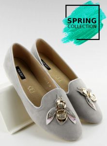 Lordsy zamszowe Lovely Bee 9001 GREY