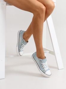 Trampki klasyczne jeans NB10 White - Blue