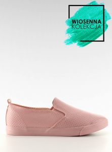 Leciutkie slip-on dziurkowane NB95P Pink