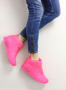 Obuwie sportowe za kostkę B3701 fushia