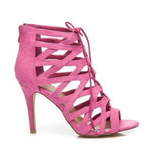 WIĄZANE SANDAŁY PINK