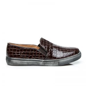 LAKIEROWANE SLIP ONY CROCO