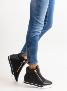 Ocieplane sneakersy na zimę GF-ZM27 BLACK