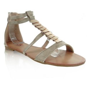 Sandały eleganckie BB-182 khaki