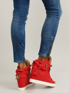 Sneakersy z kłódką 6059 RED