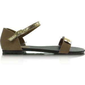 Sandałki urocze AG--10 KHAKI