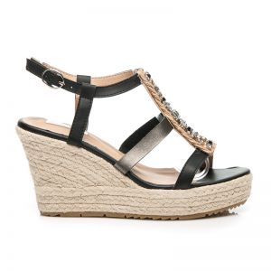 WYSOKIE SANDAŁY ESPADRYLE