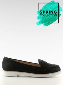 Pastelowe mokasyny damskie 7112 Black