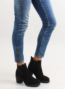 Zamszowe vagabondy sztyblety M10-3 Black