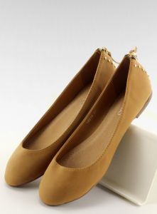Baleriny z suwakiem 18515-BAL camel