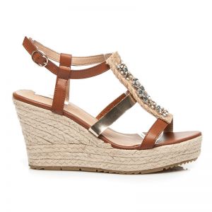WYSOKIE SANDAŁY ESPADRYLE
