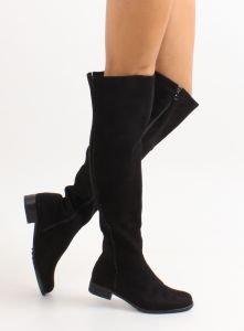 Oficerki z plecionym rzemykiem AE01 Black