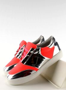 Buty sportowe neonowo lustrzane GQ2336 Orange