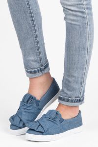 JEANSOWE SLIP ONY Z KOKARDĄ
