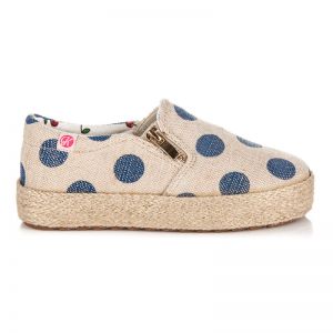 ESPADRYLE W NIEBIESKIE GROCHY